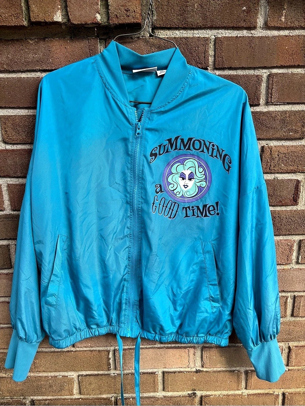 Disney Haunted Mansion Graphic Bomber Jacket Size Small